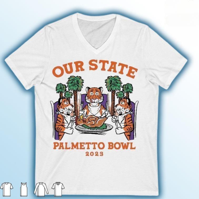 Clemson Tigers T-Shirt Our State Palmetto Bowl Clemson Tigers T-Shirt Our State Palmetto Bowl