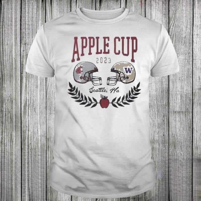 Apple Cup Match Washington Huskies Vs Washington State Cougars T-Shirt Apple Cup Match Washington Huskies Vs Washington State Cougars T-Shirt