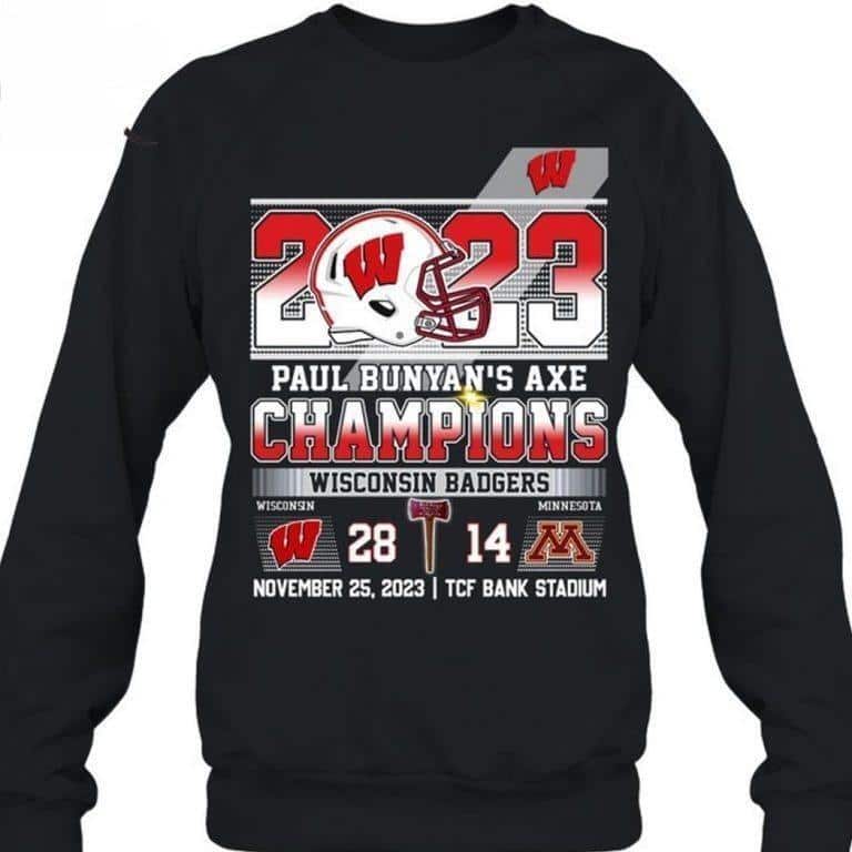 Wisconsin Badgers T-Shirt Paul Bunyan’s Axe Champions Wisconsin Badgers T-Shirt Paul Bunyan’s Axe Champions