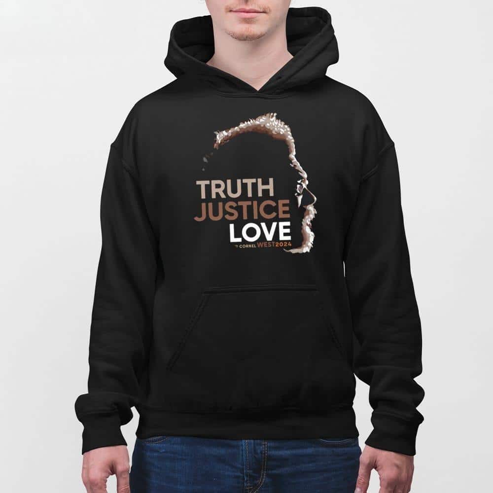 Cornel West T-Shirt Truth Justice Love Cornel West T-Shirt Truth Justice Love