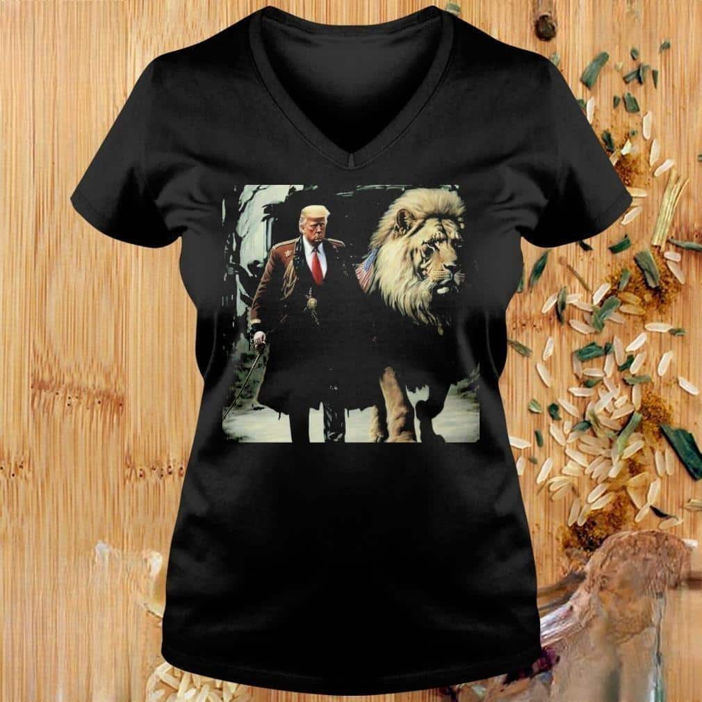 My President Donald Trump And Lion Oesha Sai T-Shirt My President Donald Trump And Lion Oesha Sai T-Shirt