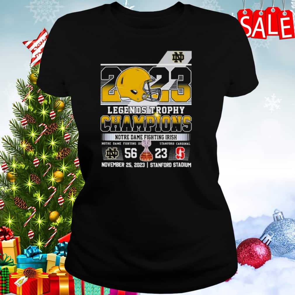 Legends Trophy Champions Notre Dame Fighting Irish T-Shirt Legends Trophy Champions Notre Dame Fighting Irish T-Shirt