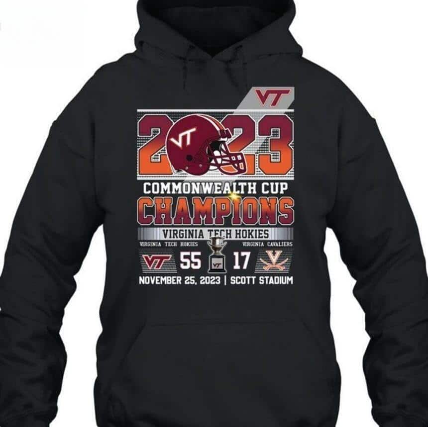 Virginia Tech Hokies T-Shirt Commonwealth Cup Champions Virginia Tech Hokies T-Shirt Commonwealth Cup Champions