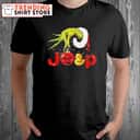 Funny Grinch Santa Hug Ball Red Glossy Jeep Duck T-Shirt Funny Grinch Santa Hug Ball Red Glossy Jeep Duck T-Shirt