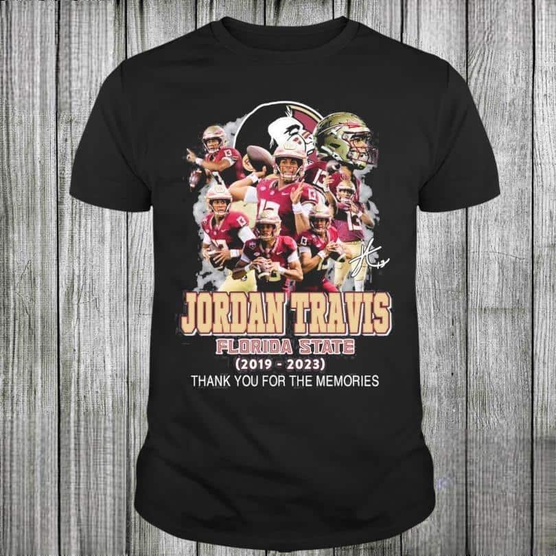 Jordan Travis Florida State T-Shirt Thank You For The Memories Jordan Travis Florida State T-Shirt Thank You For The Memories