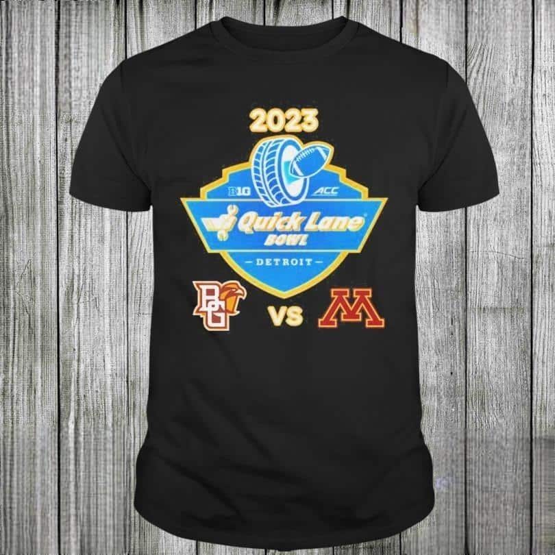 Minnesota Vs Bowling Green Falcons T-Shirt Quick Lane Bowl Minnesota Vs Bowling Green Falcons T-Shirt Quick Lane Bowl