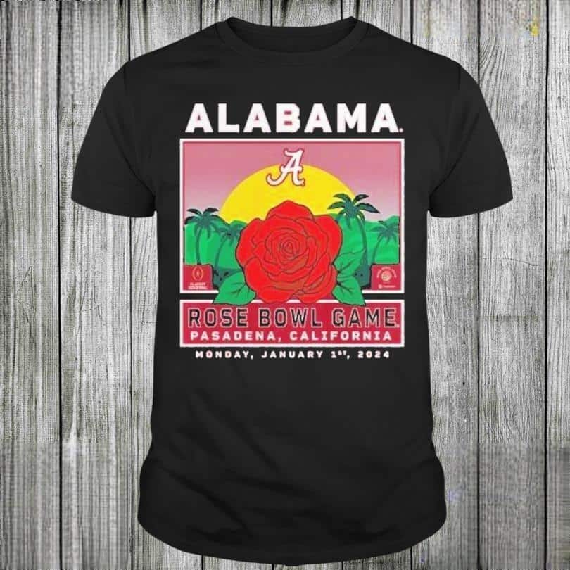 Alabama Crimson Tide T-Shirt Rose Bowl Game Alabama Crimson Tide T-Shirt Rose Bowl Game