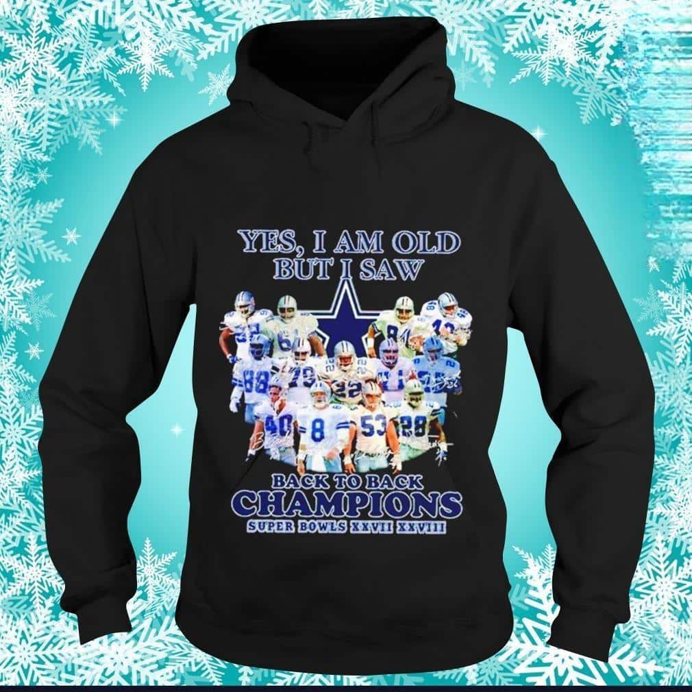Yes I Am Old But I Saw Dallas Cowboys Back To Back Champions T-Shirt Yes I Am Old But I Saw Dallas Cowboys Back To Back Champions T-Shirt