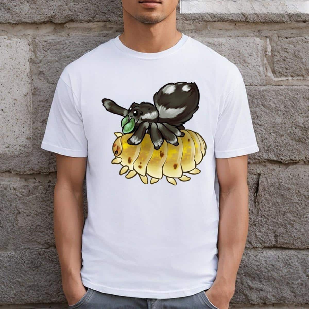 Jumping Spider Isopod Spooderpods T-Shirt Jumping Spider Isopod Spooderpods T-Shirt