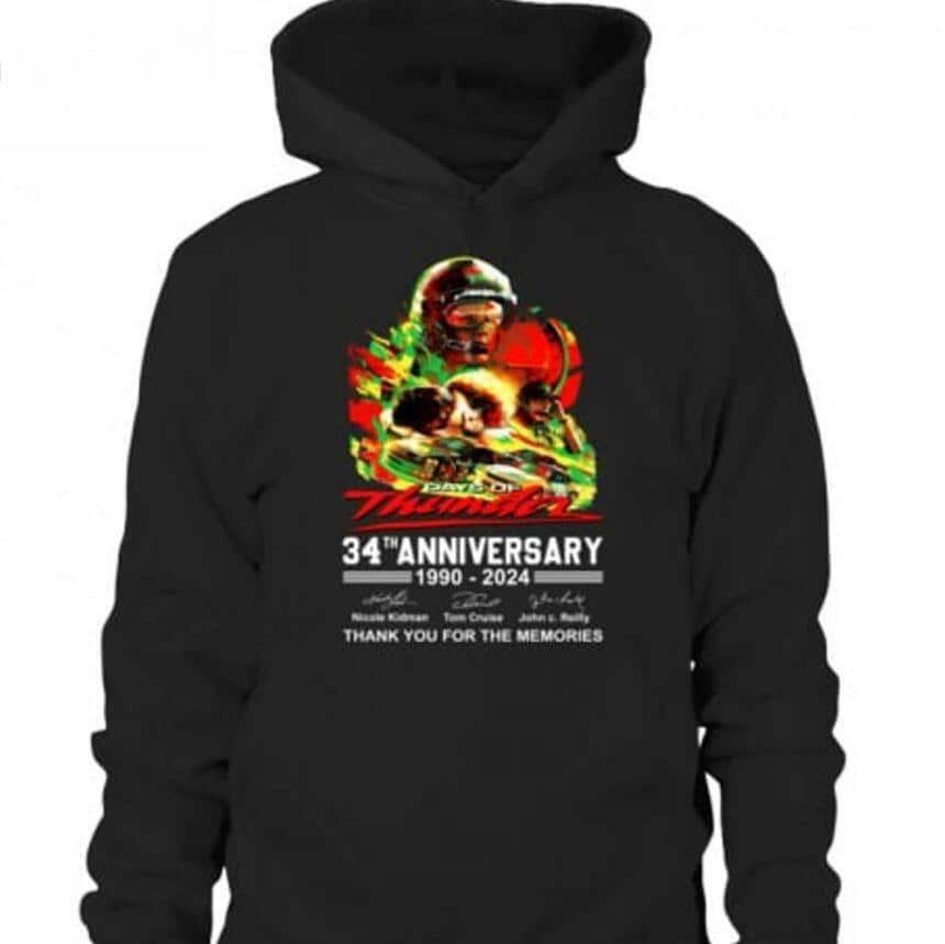 Days Of Thunder 34th Anniversary Thank You For The Memories T-Shirt Days Of Thunder 34th Anniversary Thank You For The Memories T-Shirt
