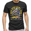 Michigan Wolverines Vs Alabama Crimson Tide T-Shirt Rose Bowl Game