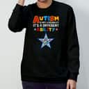 Dallas Cowboys T-Shirt Autism Is Not A Disability It’s A Different Ability
