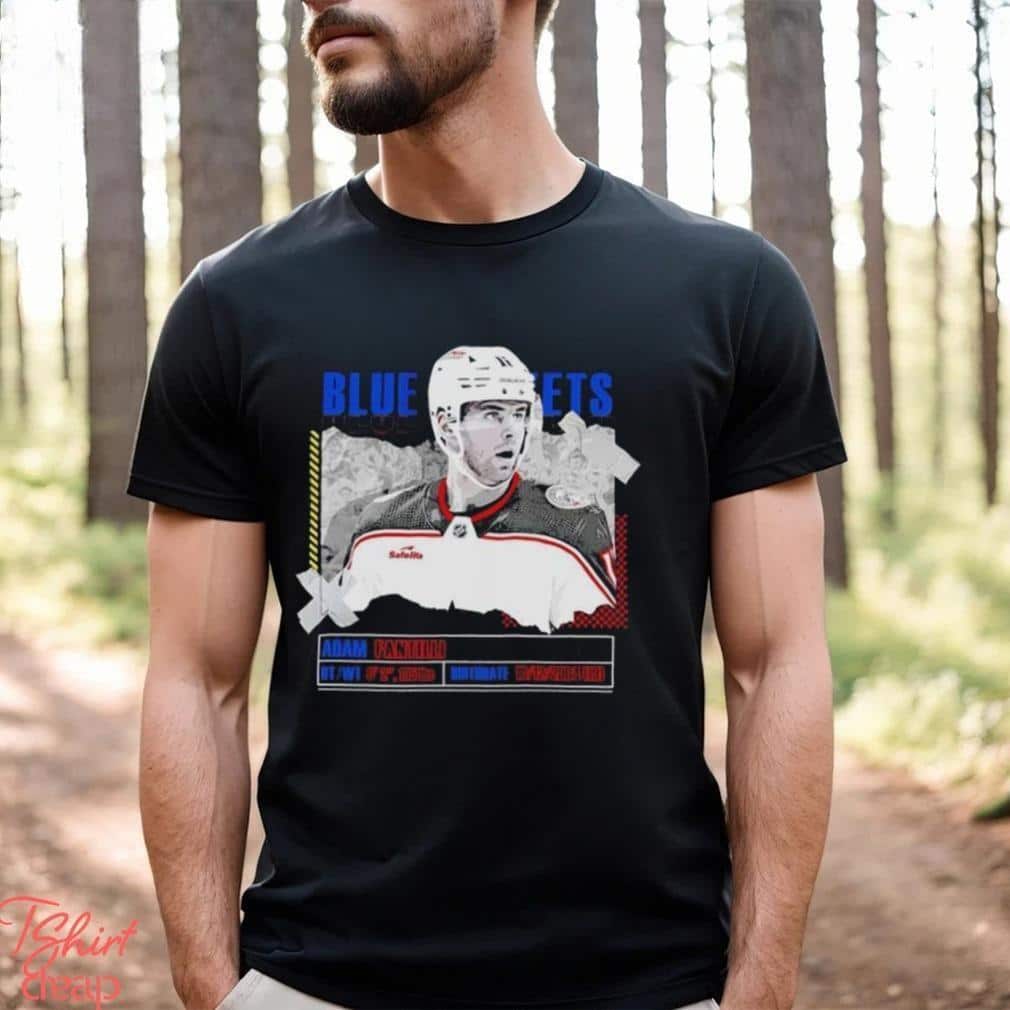 NHL Adamo Giuliano Fantilli T-Shirt Blue Jackets NHL Adamo Giuliano Fantilli T-Shirt Blue Jackets