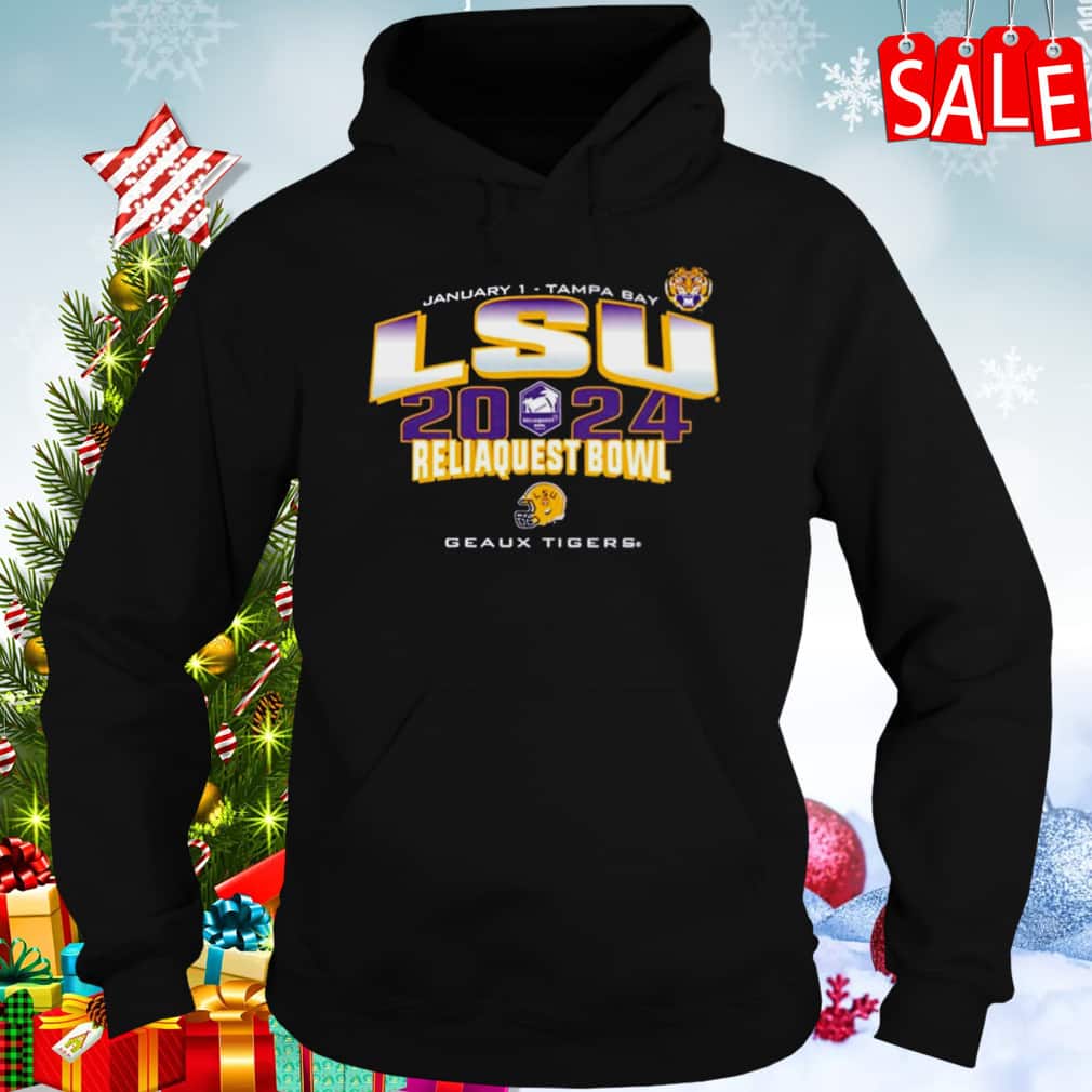 LSU Tigers ReliaQuest Bowl Geaux Tigers T-Shirt LSU Tigers ReliaQuest Bowl Geaux Tigers T-Shirt