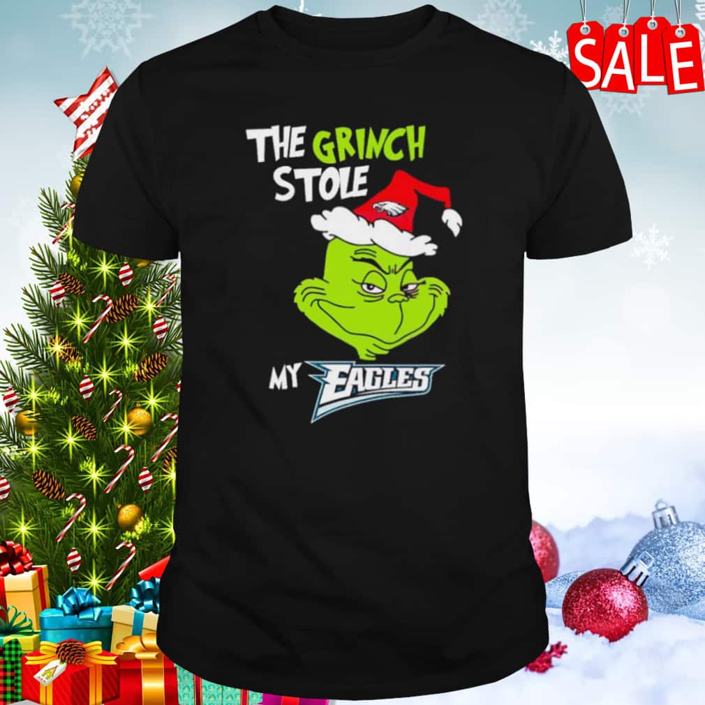 The Grinch Stole My Philadelphia Eagles T-Shirt The Grinch Stole My Philadelphia Eagles T-Shirt