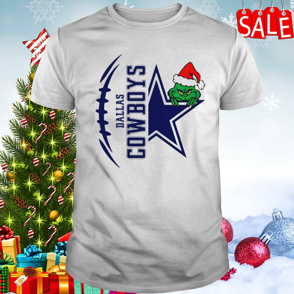 Funny Grinch NFL Dallas Cowboys T-Shirt Funny Grinch NFL Dallas Cowboys T-Shirt