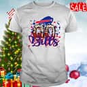 NFL Buffalo Bills T-Shirt Leopard Pattern NFL Buffalo Bills T-Shirt Leopard Pattern