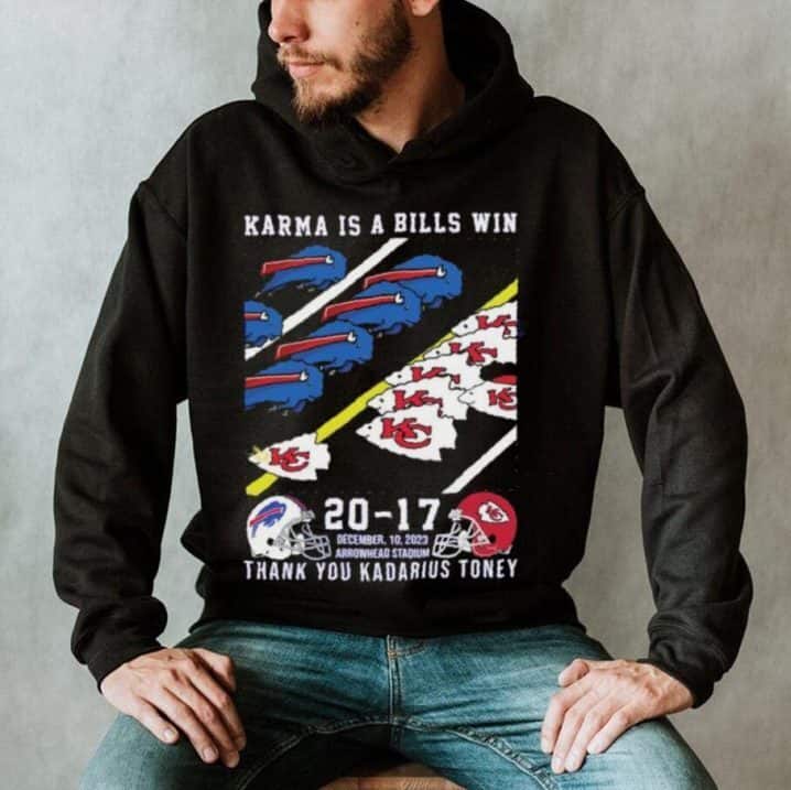 Buffalo Bills And Kansas City Chiefs Karma Is A Bills Win T-Shirt Buffalo Bills And Kansas City Chiefs Karma Is A Bills Win T-Shirt