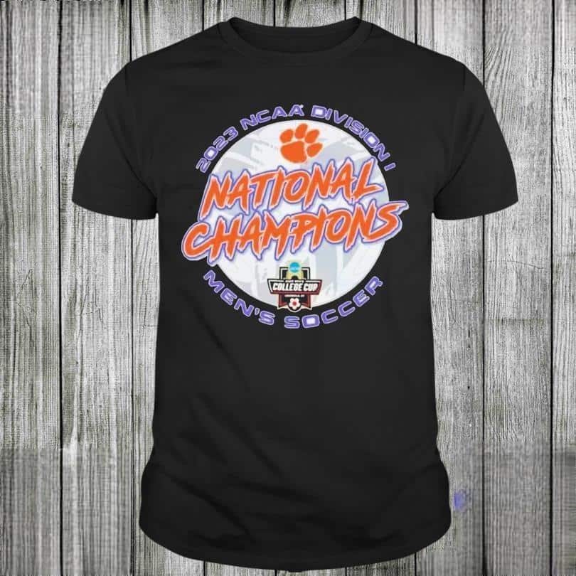 NCAA Clemson Tigers T-Shirt Men’s Soccer National Champions