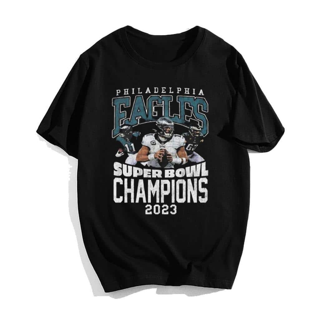 NFL Philadelphiea Eagles T-Shirt Super Bowl Lvii Champions