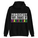 Forecast 100 Chance Of Mardi Gras T-Shirt Forecast 100 Chance Of Mardi Gras T-Shirt