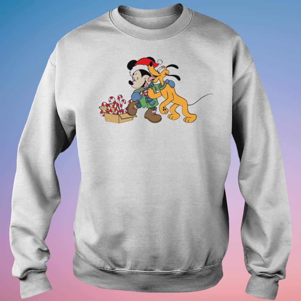 Cool Disney Pluto And Mickey T-Shirt Cool Disney Pluto And Mickey T-Shirt