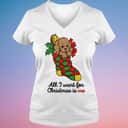 Cool Dog T-Shirt All I Want For Christmas Is Me