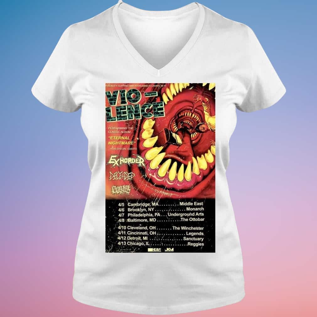 Vio Lence Performing The Classic Album Tour T-Shirt Vio Lence Performing The Classic Album Tour T-Shirt