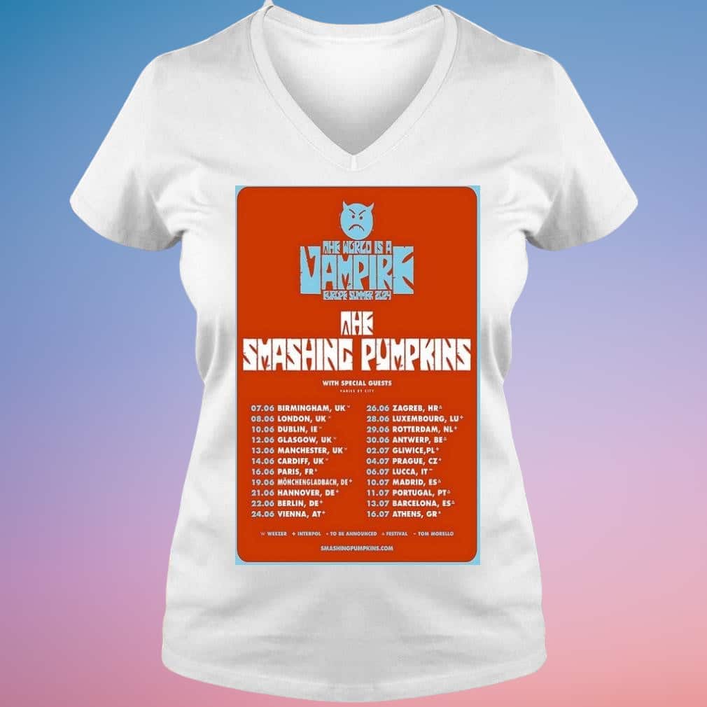 The Smashing Pumpkins Europe Summer T-Shirt The Smashing Pumpkins Europe Summer T-Shirt