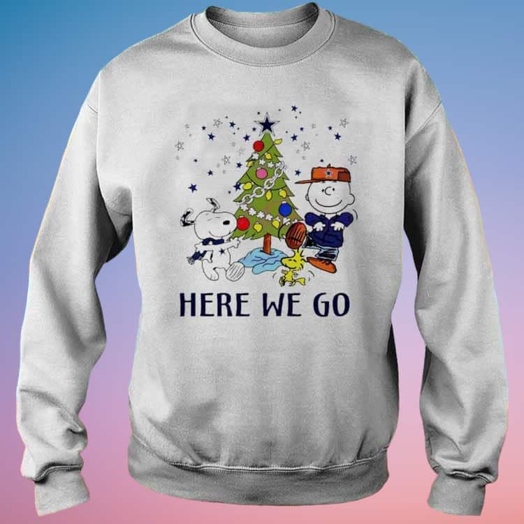 Cool Cowboys Peanuts T-Shirt Here We Go Cool Cowboys Peanuts T-Shirt Here We Go