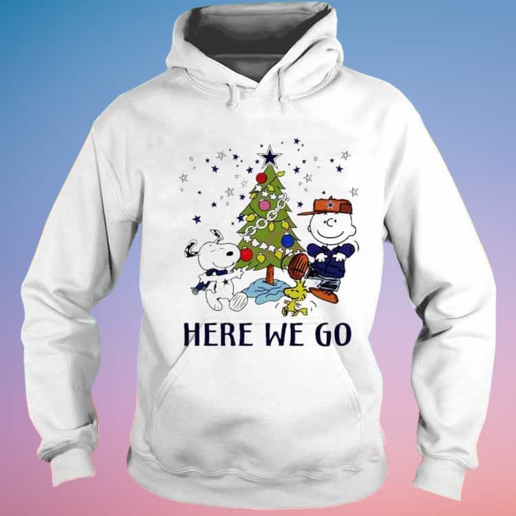 Cool Cowboys Peanuts T-Shirt Here We Go Cool Cowboys Peanuts T-Shirt Here We Go