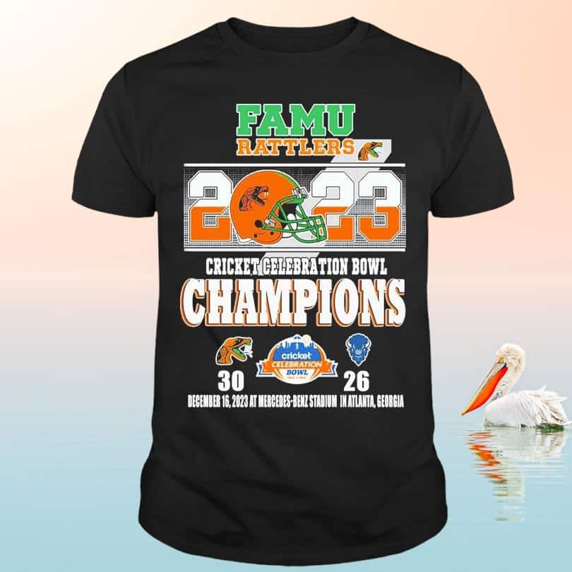 Famu Rattlers Cricket Celebration Bowl Champions T-Shirt Famu Rattlers Cricket Celebration Bowl Champions T-Shirt