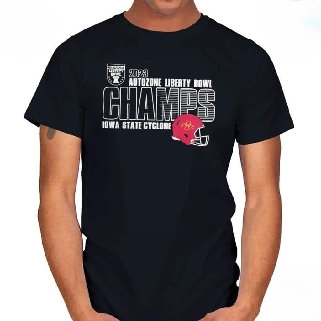 Iowa State Cyclones T-Shirt Liberty Bowl Champions Helmet