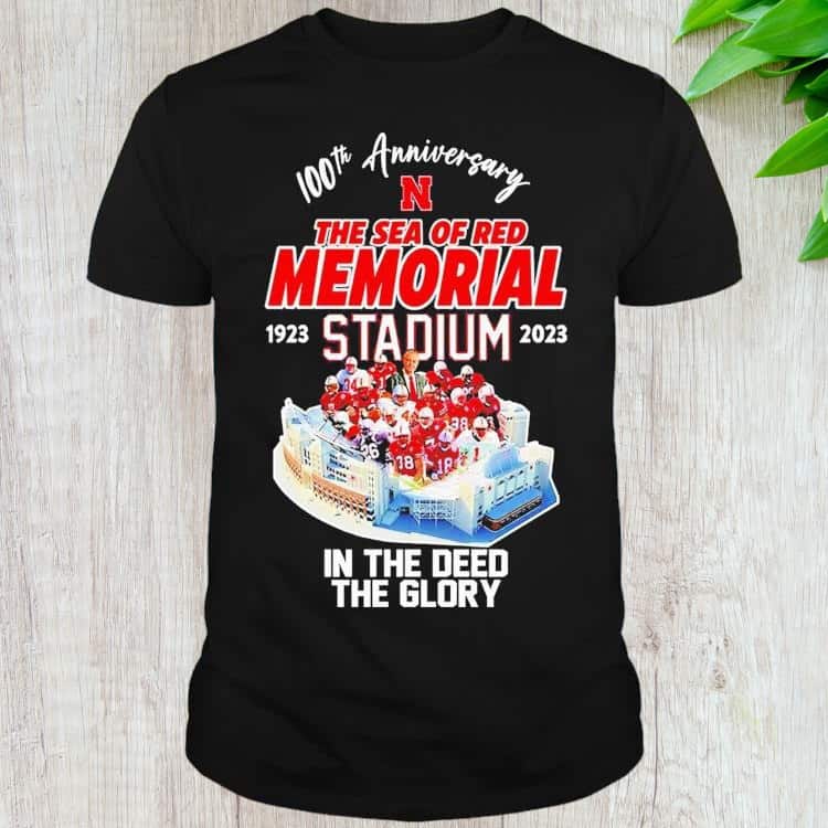 Nebraska Cornhuskers 100th Anniversary T-Shirt Nebraska Cornhuskers 100th Anniversary T-Shirt
