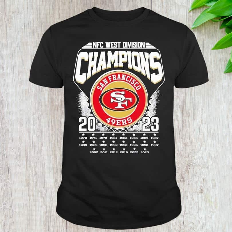 NFC West Division Champions San Francisco 49ers T-Shirt NFC West Division Champions San Francisco 49ers T-Shirt