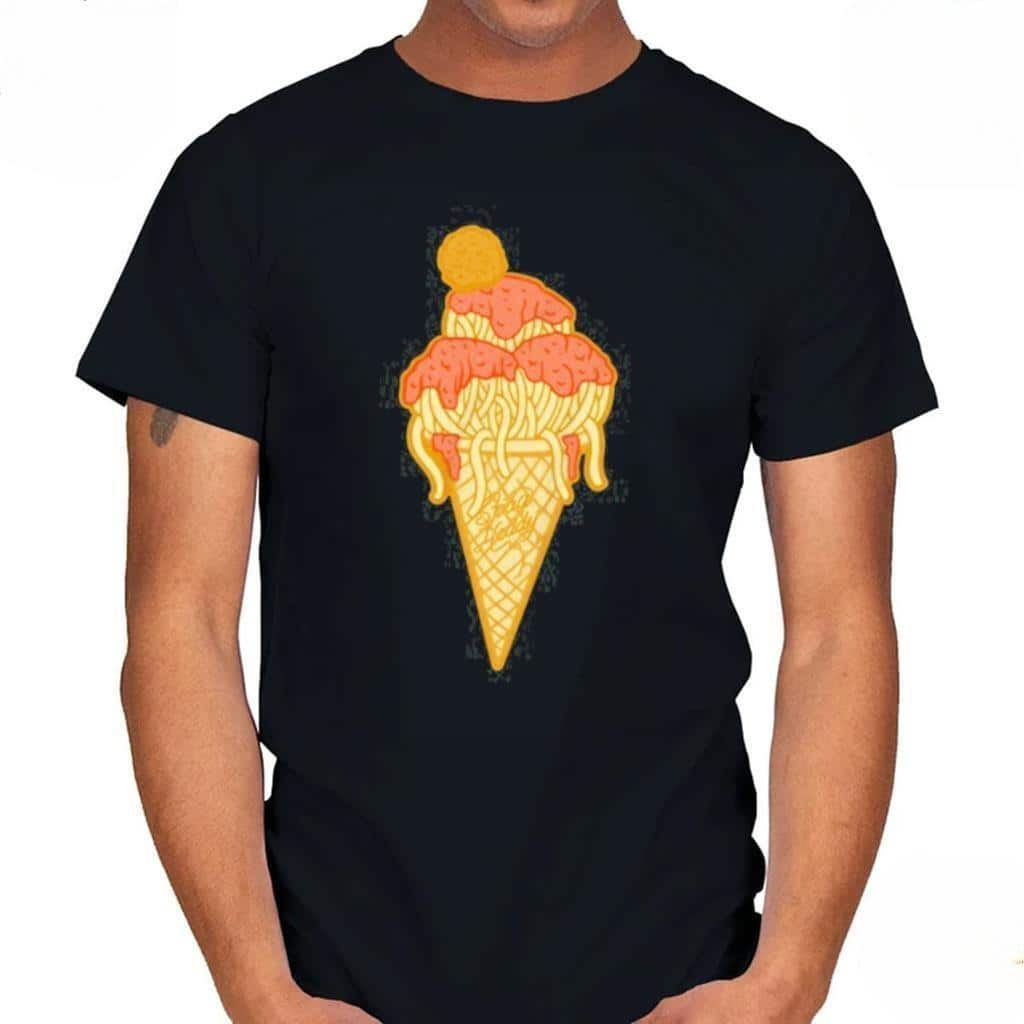 Kt8 Spag Heddy Pasta Cone T-Shirt Kt8 Spag Heddy Pasta Cone T-Shirt