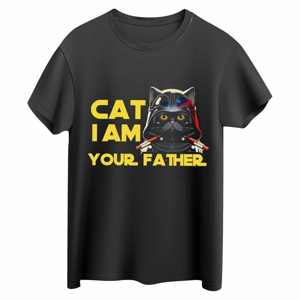 Darth Vader T-Shirt Cat I Am Your Father