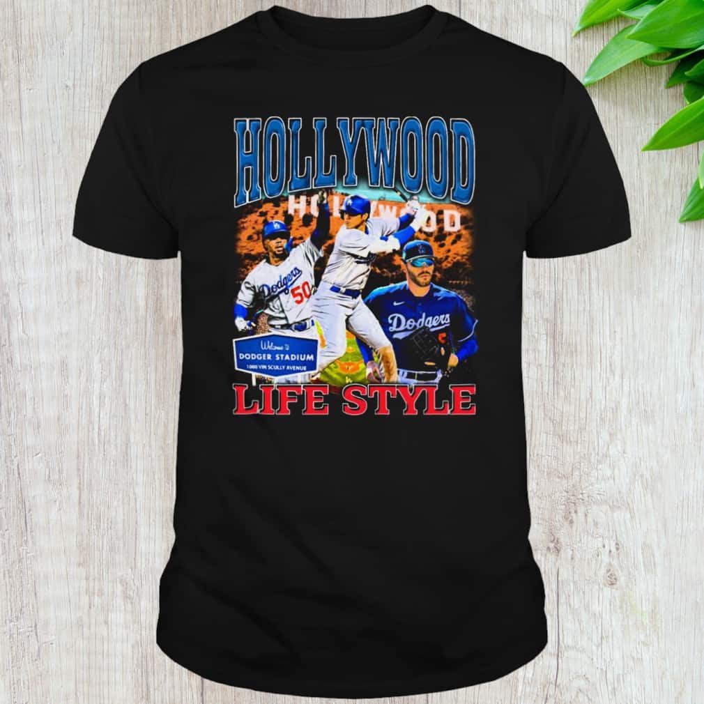 MLB Los Angeles Dodgers T-Shirt Hollywood Lifestyle