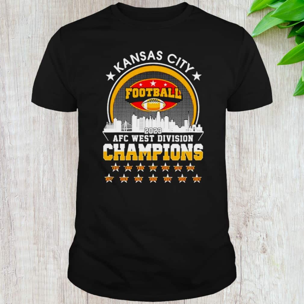Kansas City Chiefs AFC West Division Champions T-Shirt Kansas City Chiefs AFC West Division Champions T-Shirt
