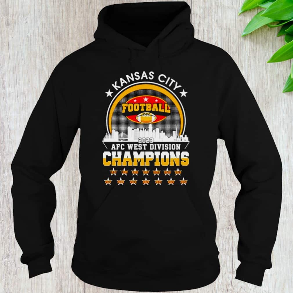Kansas City Chiefs AFC West Division Champions T-Shirt Kansas City Chiefs AFC West Division Champions T-Shirt