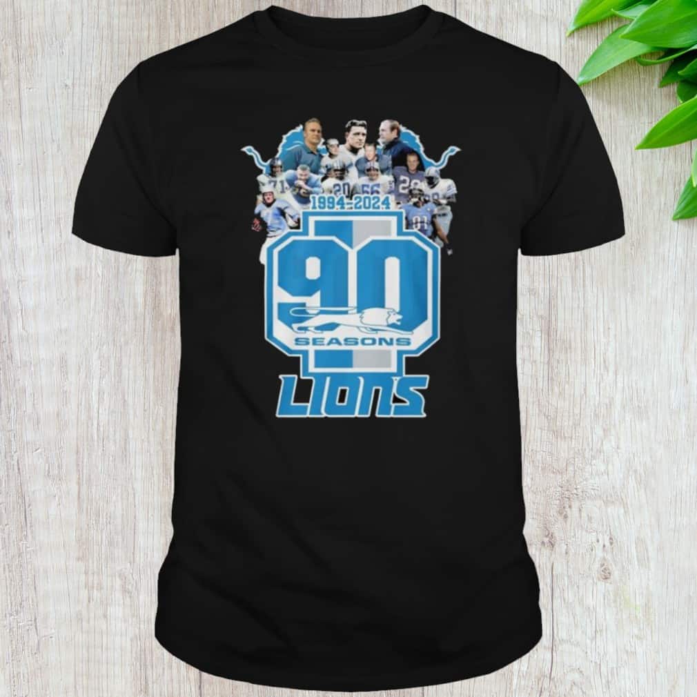 Detroit Lions Legends 90th Season T-Shirt