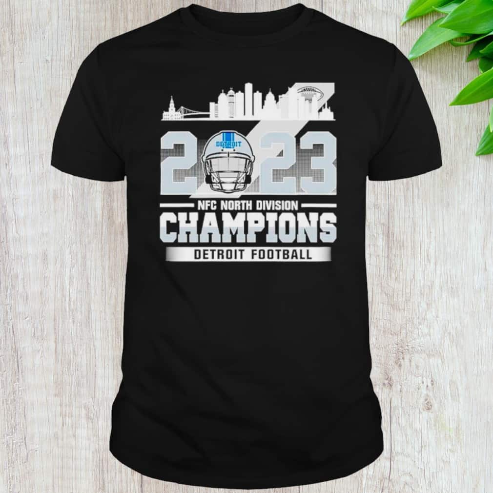 Detroit Lions Football NFC North Division Champions T-Shirt