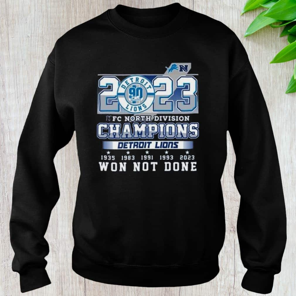 NFL Detroit Lions NFC North Division Champions T-Shirt NFL Detroit Lions NFC North Division Champions T-Shirt