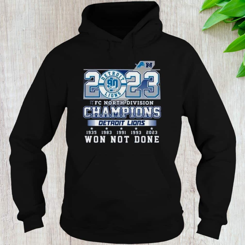 NFL Detroit Lions NFC North Division Champions T-Shirt NFL Detroit Lions NFC North Division Champions T-Shirt