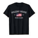 Holiday House Rhode Island T-Shirt US Flag