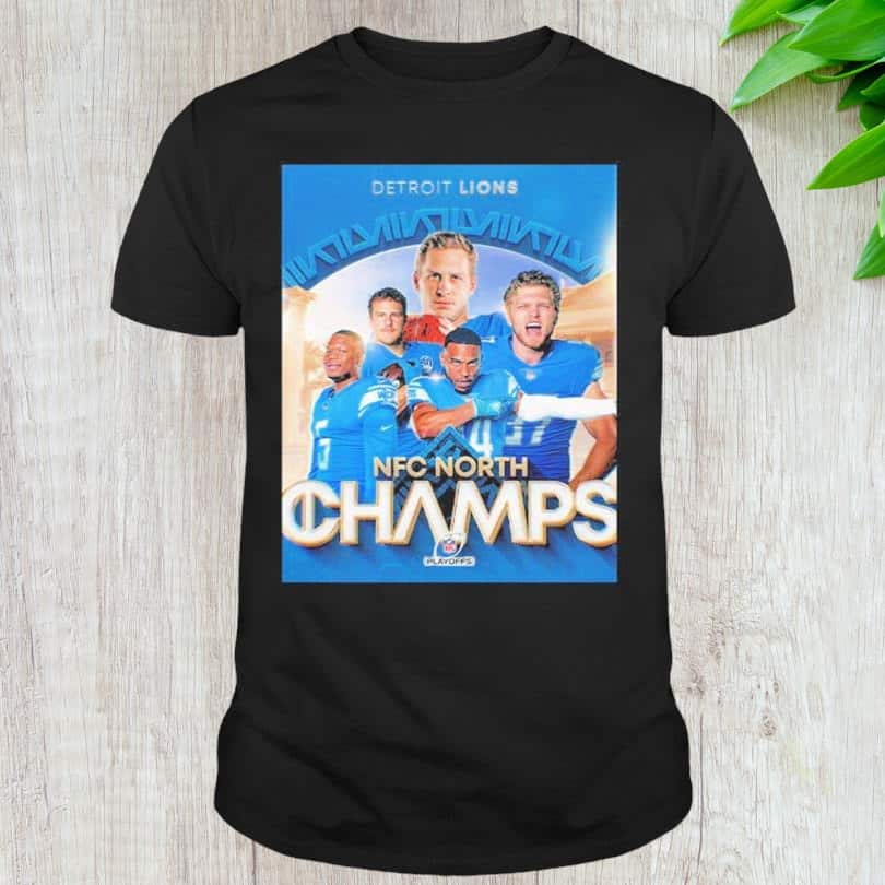 Detroit Lions NFC North Champions T-Shirt Detroit Lions NFC North Champions T-Shirt