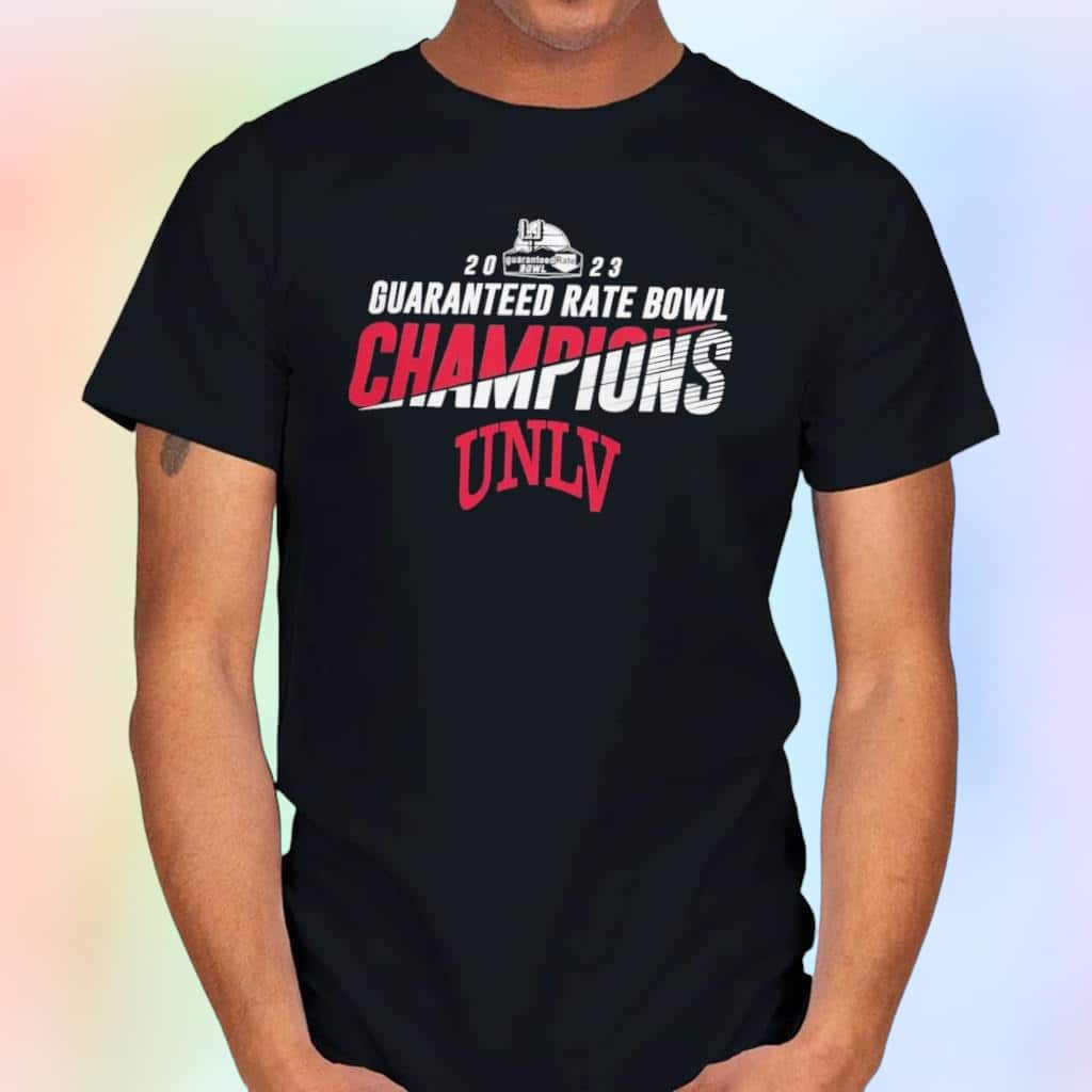 UNLV Guaranteed Rate Bowl Champions T-Shirt UNLV Guaranteed Rate Bowl Champions T-Shirt