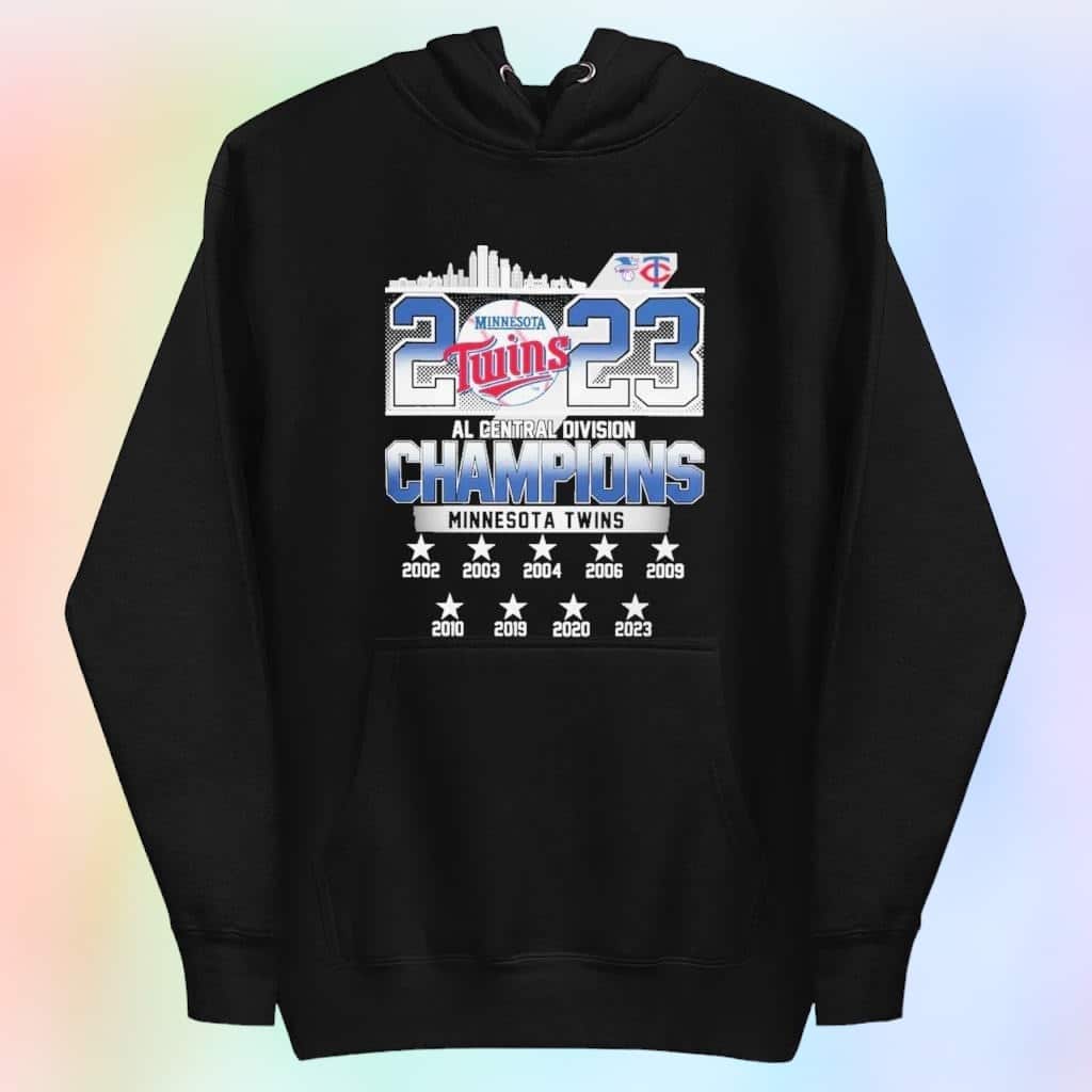 Minnesota Twins T-Shirt Skyline Twins Al Central Division Champions Minnesota Twins T-Shirt Skyline Twins Al Central Division Champions