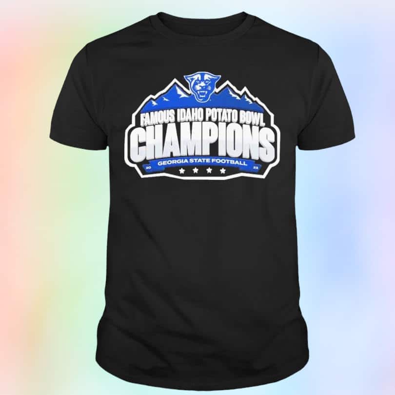 Georgia State University T-Shirt Idaho Potato Bowl Champions Georgia State University T-Shirt Idaho Potato Bowl Champions