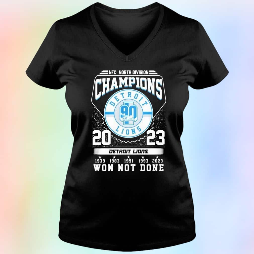 Detroit Lions T-Shirt NFC North Division Champions Detroit Lions T-Shirt NFC North Division Champions